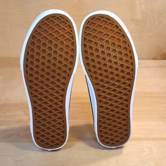 Vans Old Skool Yellow White Suede Shoes - Picture 8 of 10